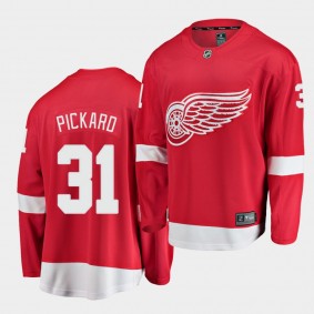 Calvin Pickard Detroit Red Wings 2020-21 Home Men Red Breakaway Player Jersey