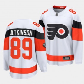 Philadelphia Flyers Cam Atkinson 2024 NHL Stadium Series White Breakaway Player Jersey Men's