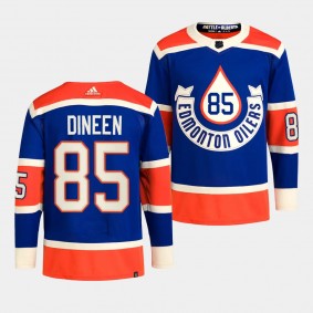 2023 NHL Heritage Classic Edmonton Oilers Cam Dineen #85 Royal Primegreen Jersey