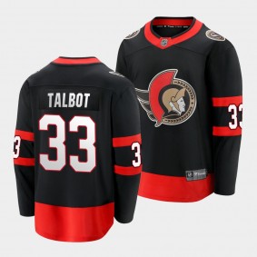 Cam Talbot Ottawa Senators 2022 Home Black Breakaway Player Jersey Men