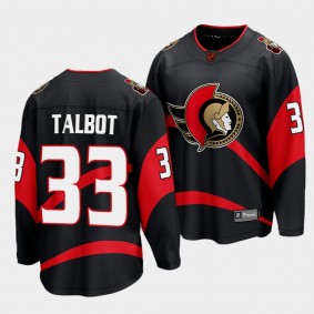 Cam Talbot Ottawa Senators 2022 Special Edition 2.0 Black Breakaway Player Jersey Men's