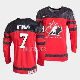 Brennan Othmann Canada 2023 IIHF World Junior Championship #7 Red Jersey