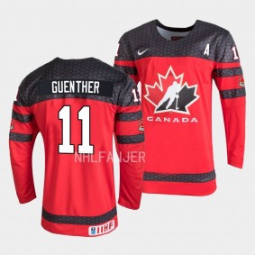 Dylan Guenther Canada 2023 IIHF World Junior Championship #11 Red Jersey