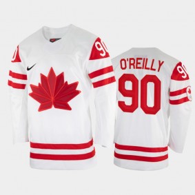 Canada Hockey Ryan O'Reilly 2022 Beijing Winter Olympic White Home Jersey #90