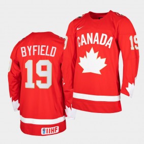 Quinton Byfield Canada Team 2021 IIHF World Junior Championship Heritage Limited Red Jersey