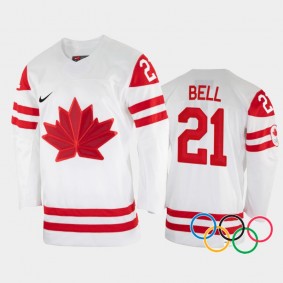 Ashton Bell Canada Women's Hockey White Jersey 2022 Winter Olympics