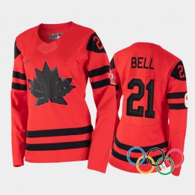 Ashton Bell Canada Women's Hockey 2022 Winter Olympics Red Jersey Women