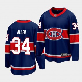 Jake Allen Montreal Canadiens 2021 Special Edition Navy Men's Jersey
