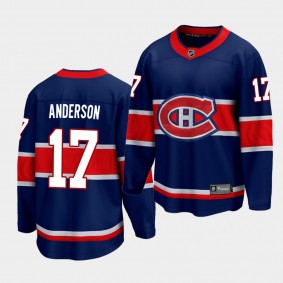 Josh Anderson Montreal Canadiens 2021 Special Edition Navy Men's Jersey