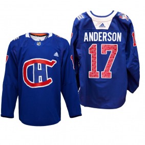 Canadiens RadioTeleDON Josh Anderson Jersey Special Edition