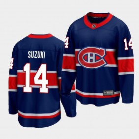 Nick Suzuki Montreal Canadiens 2021 Special Edition Navy Men's Jersey