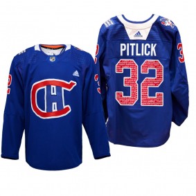 Canadiens RadioTeleDON Rem Pitlick Jersey Special Edition