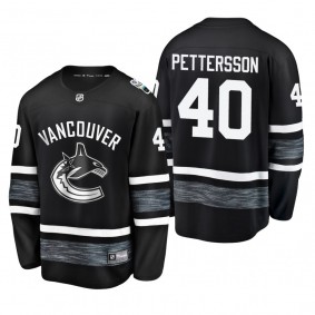 Men's Canucks Elias Pettersson #40 2019 NHL All-Star Breakaway Player Steal Jersey - Black