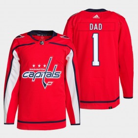 Top Dad Washington Capitals Red Jersey 2022 Fathers Day Gift