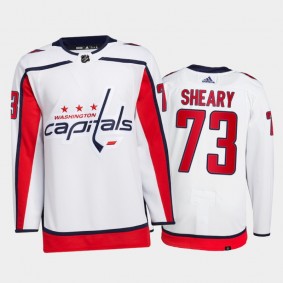 Conor Sheary Washington Capitals Primegreen Authentic Pro Jersey 2021-22 White #73 Away Uniform