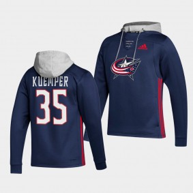 Darcy Kuemper Washington Capitals Skate Navy Lace-up Hoodie