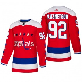 Men's Washington Capitals Evgeny Kuznetsov #92 2018-19 Alternate Reasonable Authentic Jersey - Red
