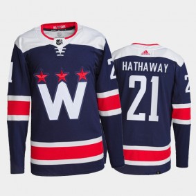Washington Capitals Alternate Garnet Hathaway Primegreen Authentic Pro Jersey 2021-22