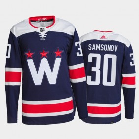 Washington Capitals Alternate Ilya Samsonov Primegreen Authentic Pro Jersey 2021-22