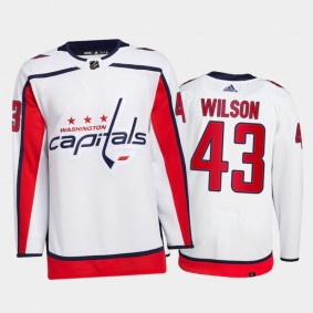 Tom Wilson Washington Capitals Primegreen Authentic Pro Jersey 2021-22 White #43 Away Uniform