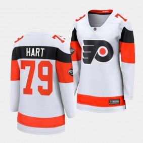 Carter Hart Philadelphia Flyers 2024 NHL Stadium Series Women Breakaway Player 79 Jersey