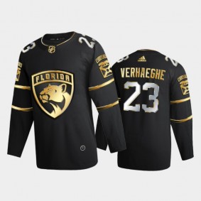 Florida Panthers Carter Verhaeghe #23 2020-21 Authentic Golden Black Limited Authentic Jersey