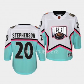 2023 NHL All-Star Chandler Stephenson Jersey Vegas Golden Knights White #20 Western Conference Men'