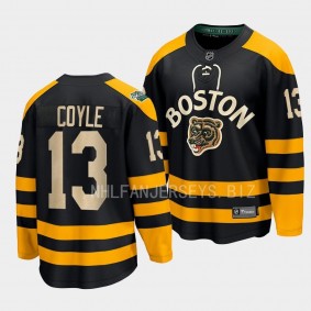 Boston Bruins Charlie Coyle 2023 Winter Classic Black Breakaway Jersey Men's