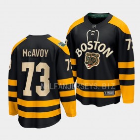 Boston Bruins Charlie McAvoy 2023 Winter Classic Black Breakaway Jersey Men's
