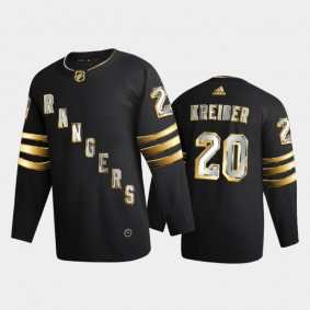 New York Rangers Chris Kreider #20 2020-21 Golden Edition Black Limited Authentic Jersey