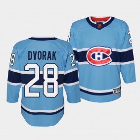 Youth Christian Dvorak Canadiens Blue Special Edition 2.0 Jersey