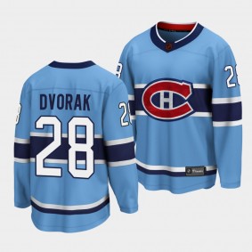 Christian Dvorak Montreal Canadiens Special Edition 2.0 2022 Blue Jersey #28 Breakaway Player