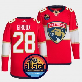 2023 NHL All-Star Claude Giroux Florida Panthers Authentic Pro #28 Red Jersey