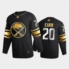 Buffalo Sabres Cody Eakin #20 2020-21 Authentic Golden Black Limited Edition Jersey