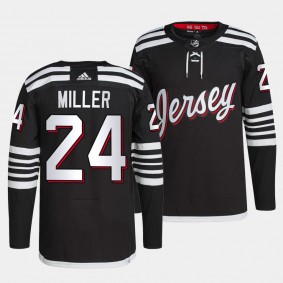 Colin Miller New Jersey Devils Alternate Black #24 Authentic Pro Primegreen Jersey Men's