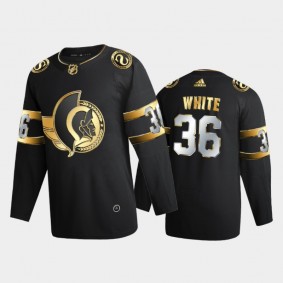 Ottawa Senators colin white #36 2020-21 Authentic Golden Black Limited Edition Jersey