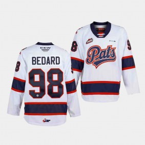 Connor Bedard Regina Pats 2023 NHL Draft White Jersey #98 WHL