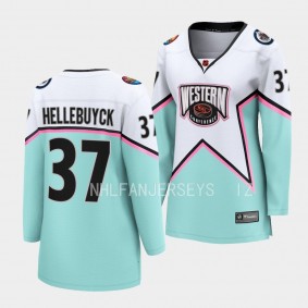 Connor Hellebuyck Winnipeg Jets 2023 NHL All-Star Women Western Conference 37 Jersey Breakaway Player