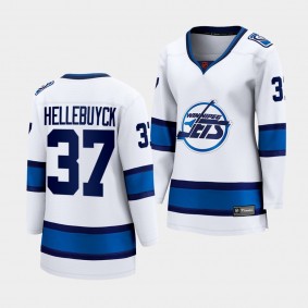 Jets Connor Hellebuyck 2022 Special Edition 2.0 White Jersey Women