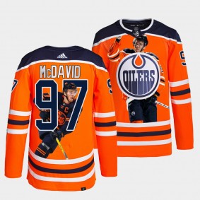 Connor McDavid Oilers #97 2022 Playoffs Impact Player Jersey Orange Special