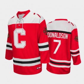Cornell Big Red Cam Donaldson #7 College Hockey Red Jersey