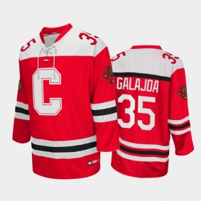 Cornell Big Red Matthew Galajda #35 College Hockey Red Jersey