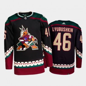 2021-22 Arizona Coyotes Ilya Lyubushkin Primegreen Authentic Jersey Black Home Uniform