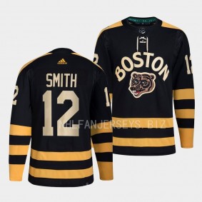 2023 Winter Classic Boston Bruins Craig Smith #12 Black Primegreen Jersey