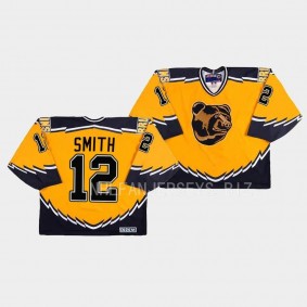 Craig Smith Boston Bruins Throwback Gold #12 Jersey Replica