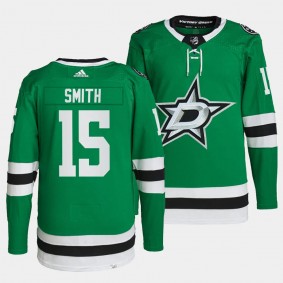 Stars Craig Smith Home Men Green #15 Jersey Authentic Pro