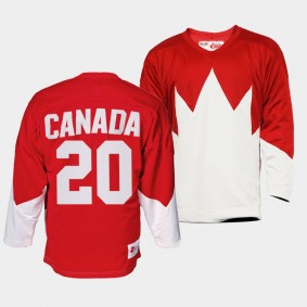 Curtis Lazar Canada Hockey Summit Series Red Jersey #20 Replica