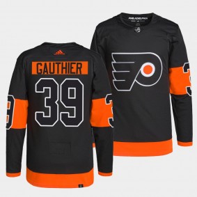 Philadelphia Flyers Primegreen Authentic Cutter Gauthier #39 Black Jersey Alternate