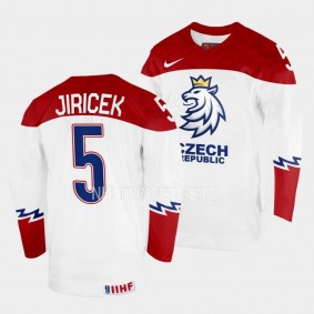 David Jiricek Czech Republic 2023 IIHF World Junior Championship Jersey White