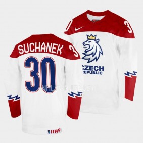Tomas Suchanek Czech Republic 2023 IIHF World Junior Championship Jersey White